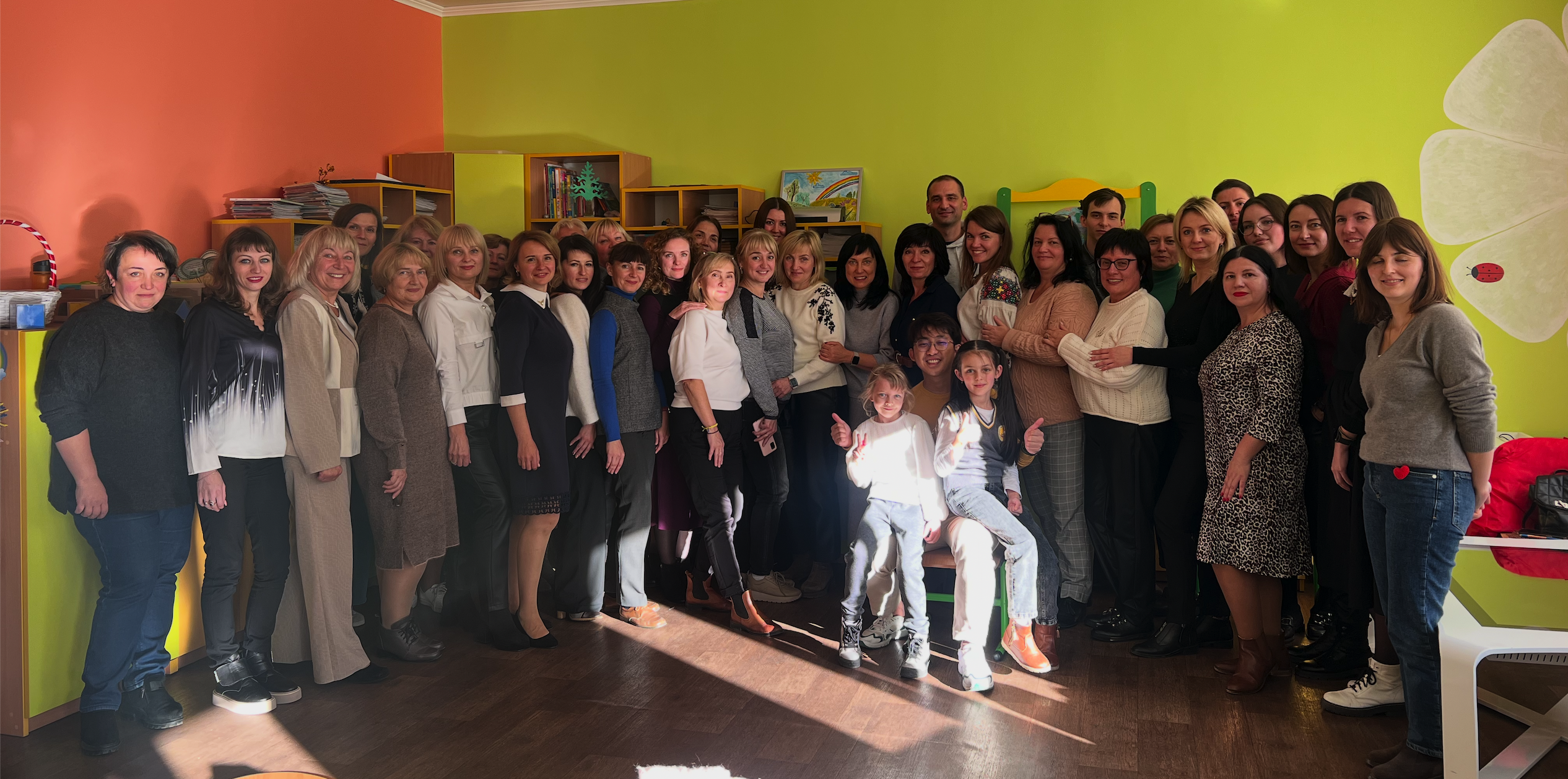 Ukrainian teachers at Vinnytsia Primary School 25